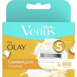 Змінні картриджі для гоління Gillette Venus Olay Coconut 5, 4 шт фото