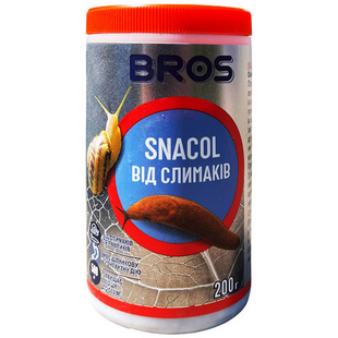 Засіб для знищення слимаків та равликів Snacol ("Снаколь") від BROS, 200 г фото