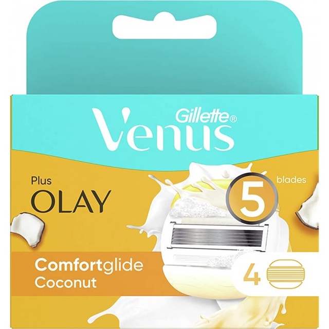 Змінні картриджі для гоління Gillette Venus Olay Coconut 5, 8 шт фото