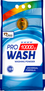 Порошок для прання Pro Wash Універсальний 10 кг фото