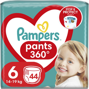 Підгузки-трусики Pampers Pants Розмір 6 (14-19 кг) 44 шт фото