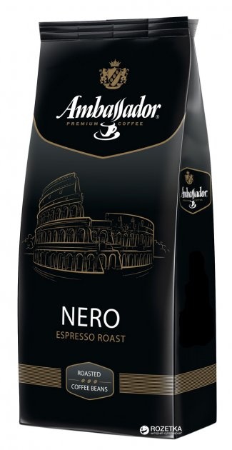 Кофе в зернах Ambassador Nero 1 кг фото