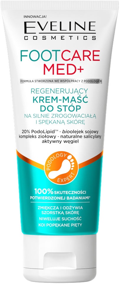 Крем-мазь для ног Eveline Cosmetics Foot Care Med+ регенерирующая 100 мл фото