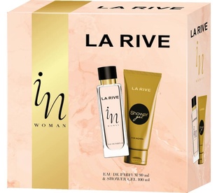 Жіночий подарунковий набір La Rive IN WOMAN  (парфумована вода 90мл/гель для душу 100мл) фото
