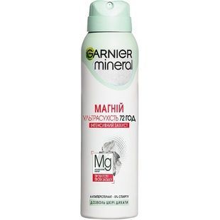 Антиперспирант женский аэрозоль Garnier Mineral Магний Ультрасухость 150 мл фото