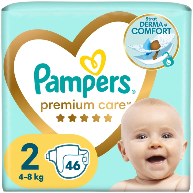 Підгузки Pampers Premium Care Розмір 2 (4-8 кг) 46 шт фото