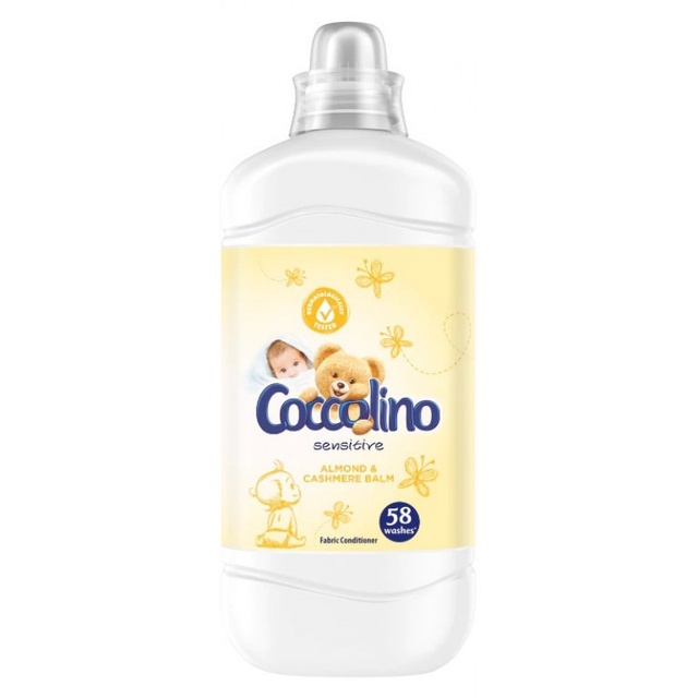 Кондиціонер для білизни Coccolino Sensitive Almond & Cashmere Balm 1450 мл фото