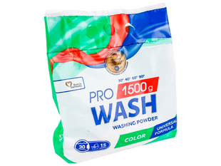 Порошок для прання кольорових речей ProWash Color, 1500г фото