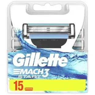 Сменные картриджи для бритья Gillette Mach 3 Start, 12 шт фото
