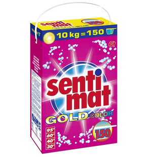 Пральний порошок Sentimat Gold Color &ndash; для кольорових речей, 150 прань, 10 кг фото