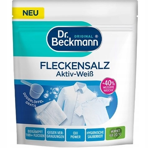 Пятновыводитель Dr. Beckmann Active White p мерной ложкой 400г фото