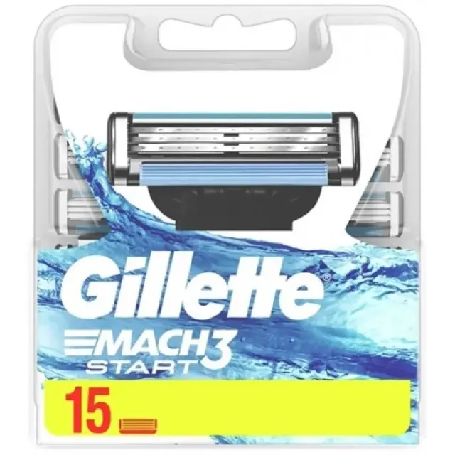 Змінні картриджі для гоління Gillette Mach 3 Start, 12 шт фото