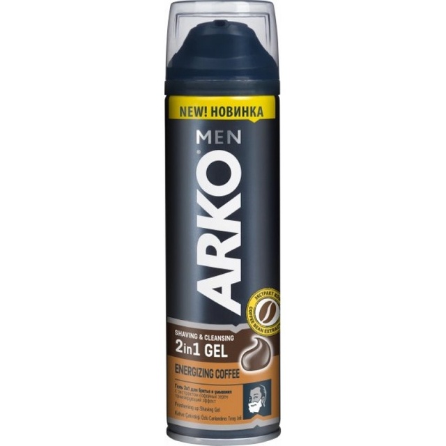 Гель для бритья Arko Energizing Coffee 200 мл фото
