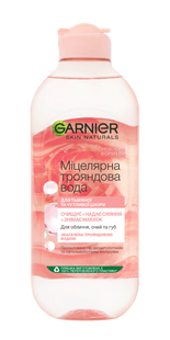 Міцелярна вода Garnier Skin Naturals, з екстрактом трояндової води, 400 мл фото