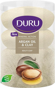 Туалетне мило Duru Mineral Action Арганова олія та глина 4 х 100 г фото