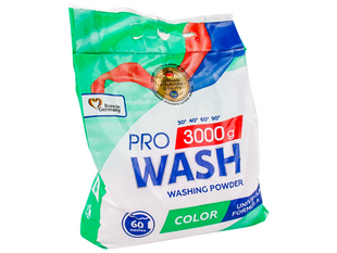 Порошок для прання кольорових речей ProWash Color, 3000г фото