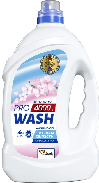 Гель для стирки Pro Wash Весенняя свежесть 4000 г фото