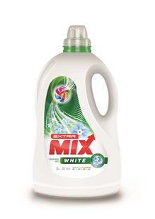 Гель для прання Extra MIX White для білих тканин (125 циклів), 5 л фото