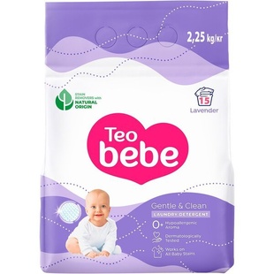 Стиральный порошок Teo bebe Gentle & Clean Lavender 2.25 кг фото