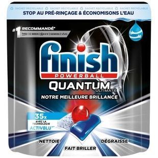 Таблетки для посудомийних машин Finish Quantum Powerball ultimate 35шт фото