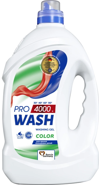 Гель для стирки Pro Wash Color 4000 г фото