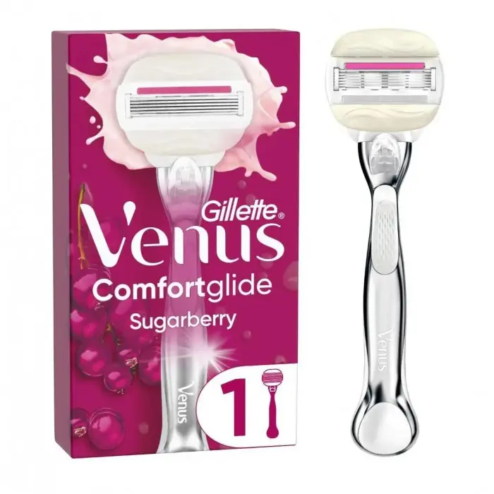 Бритва Gillette Venus Comfortglide Sugarberry, 1 станок + 1 касета фото