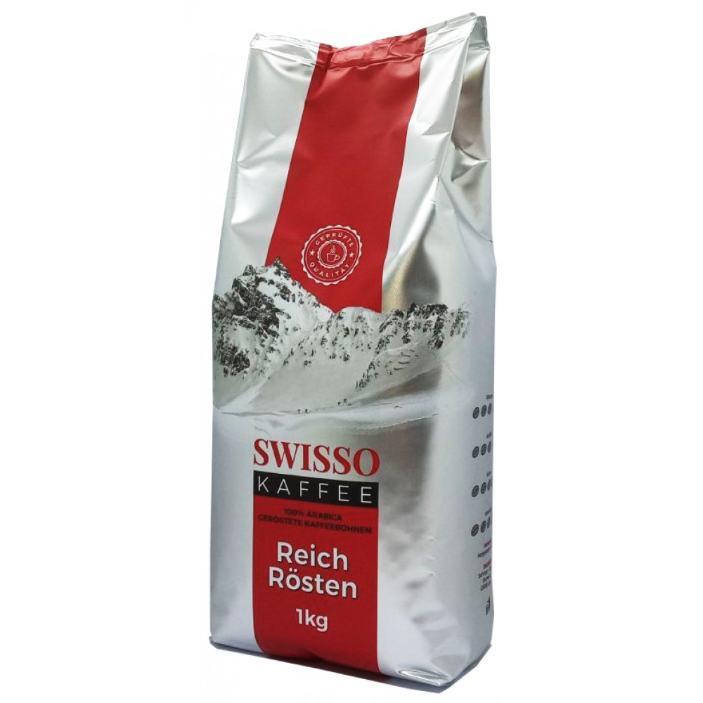 Кофе Swissо Kaffee Reich Rosten Зерно 1кг фото