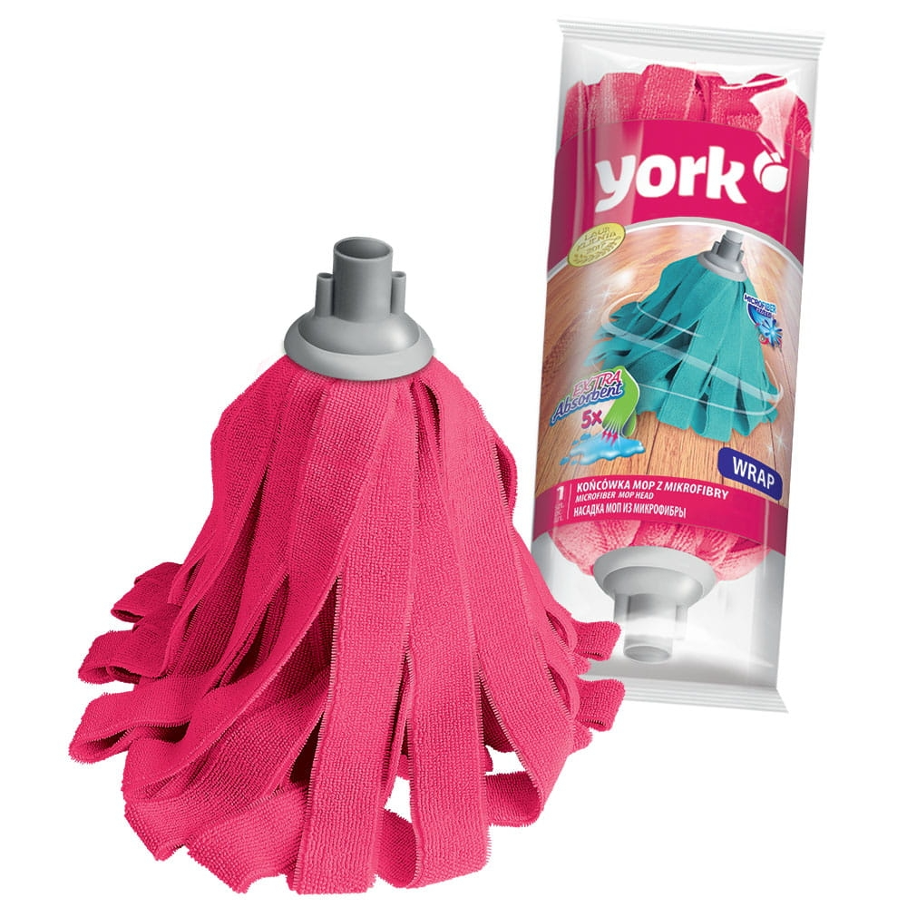 Насадка для швабри York 077070 з мікрофібри WRAP фото