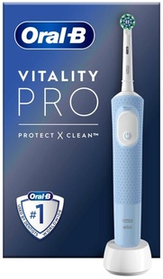 Електрична зубна щітка ORAL-B BRAUN Vitality Pro Protect X Clean D103 Blue фото