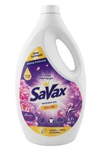 Гель для прання SaVax Color 188 прань 5,7л фото
