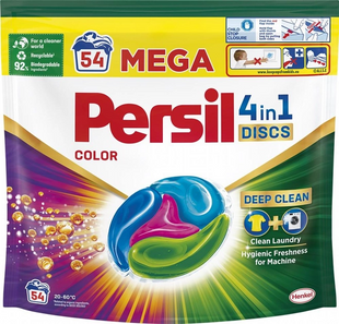 Капсулы для стирки Persil диски Колор дойпак 54 цикла стирки фото