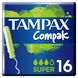 Тампони Tampax Compak Super з аплікатором 16 шт  фото 2