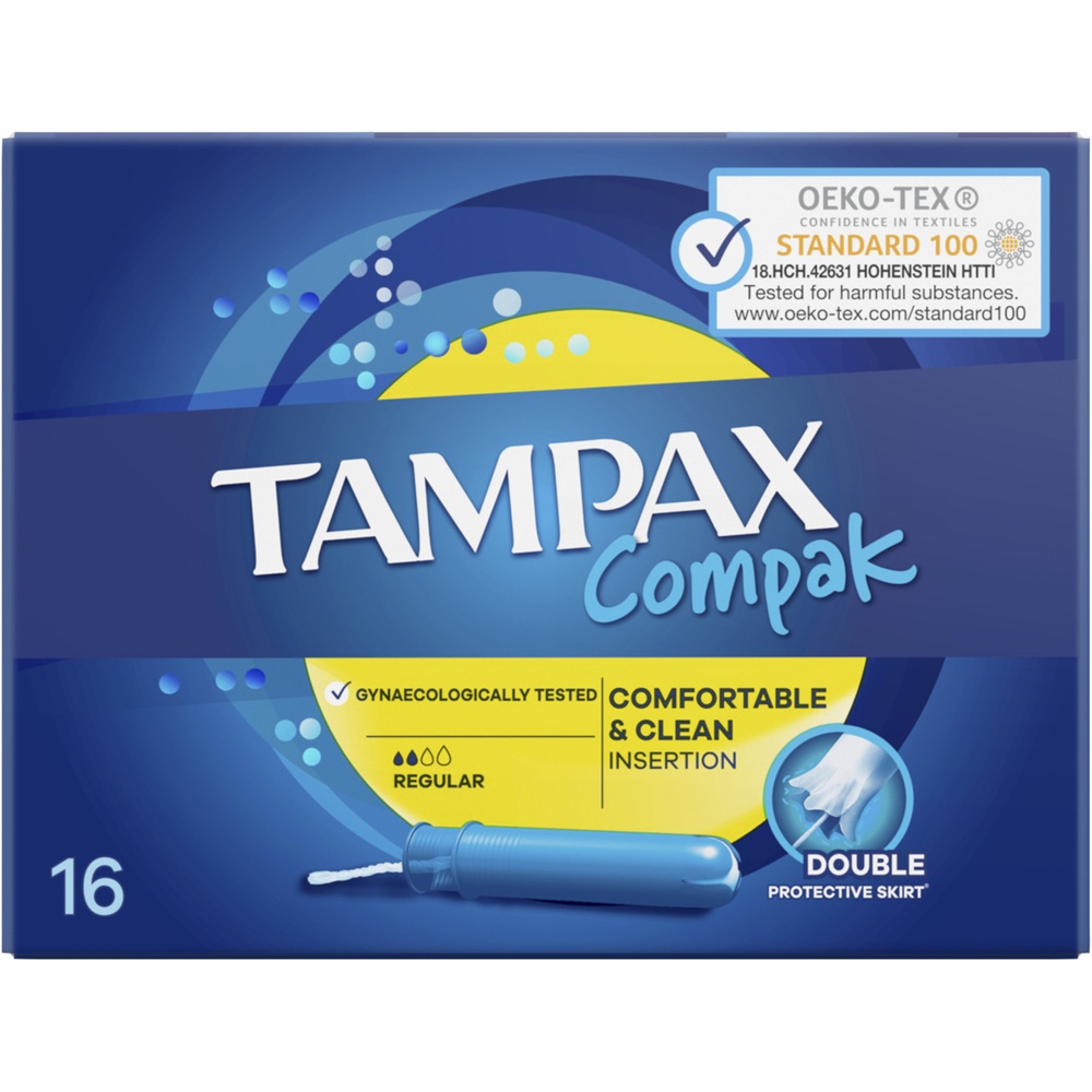 Тампоны Tampax Compak Regular с аппликатором 16 шт фото