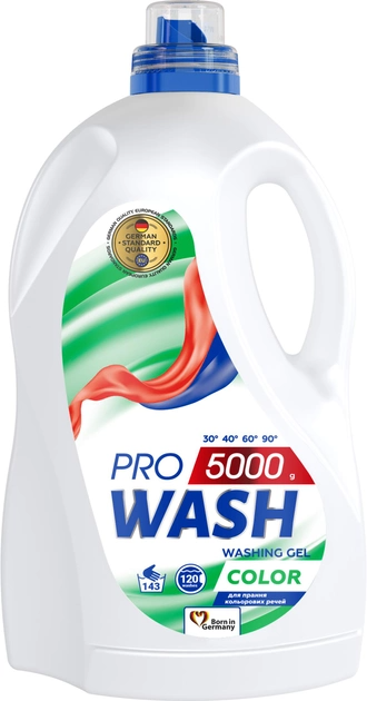 Гель для прання Pro Wash Color 5 л фото