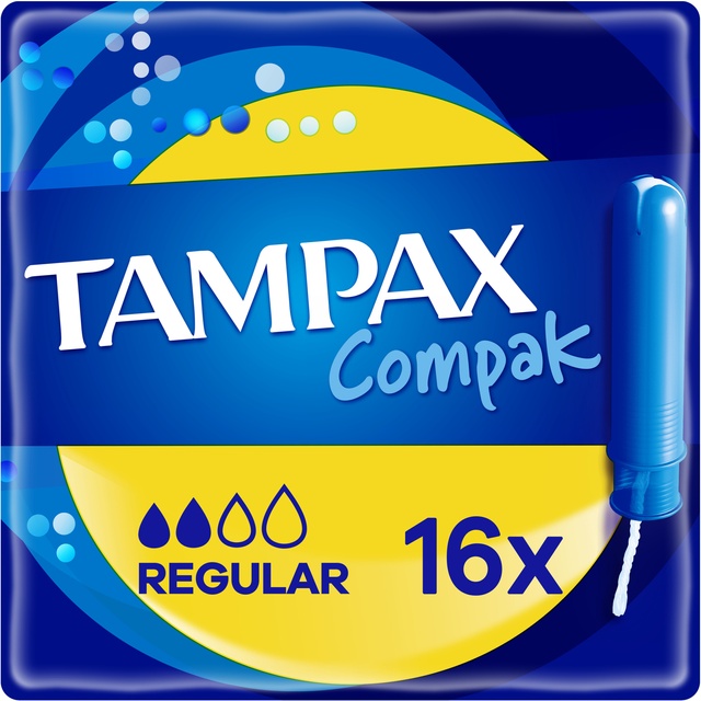 Тампони Tampax Compak Regular з аплікатором 16 шт. фото