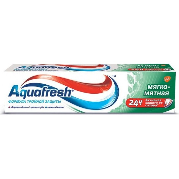 Зубна паста Aquafresh М'яко-м'ятна, 50 мл фото