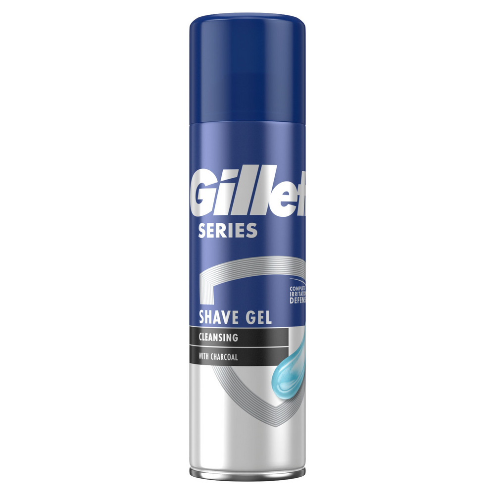 Гель для гоління Gillette Series With Charcoal 200мл фото