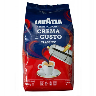 Кава Lavazza Crema e Gusto Classico у зернах 1 кг фото