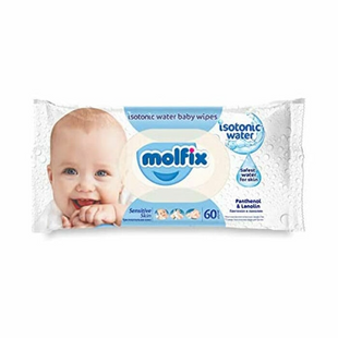 Вологі серветки MOLFIX Sensitive Skin 60шт фото