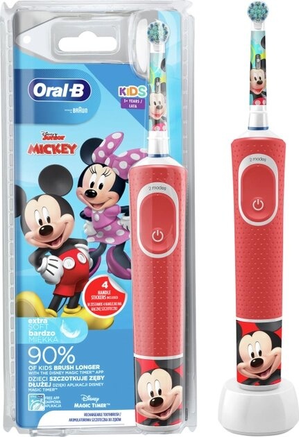 Електрична зубна щітка ORAL-B BRAUN Kids "Мікі Маус" фото