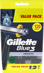 Бритви одноразові Gillette Blue3 Smooth, 12 шт фото