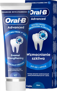 Зубная паста Oral-B Advanced Укрепление эмали Чистая мята 75 мл фото