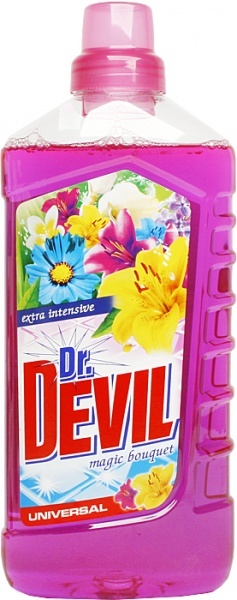 Універсальний миючий засіб Dr. DEVIL Чарівний букет 1л фото
