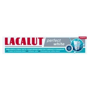 Зубна паста Lacalut White Perfect 75 мл фото