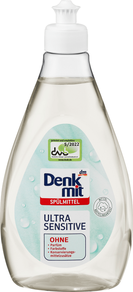 Засіб для миття посуду Denkmit Ultra Sensitive 500 ml фото