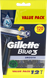 Бритвы одноразовые Gillette Blue3 Smooth, 12 шт  фото 1