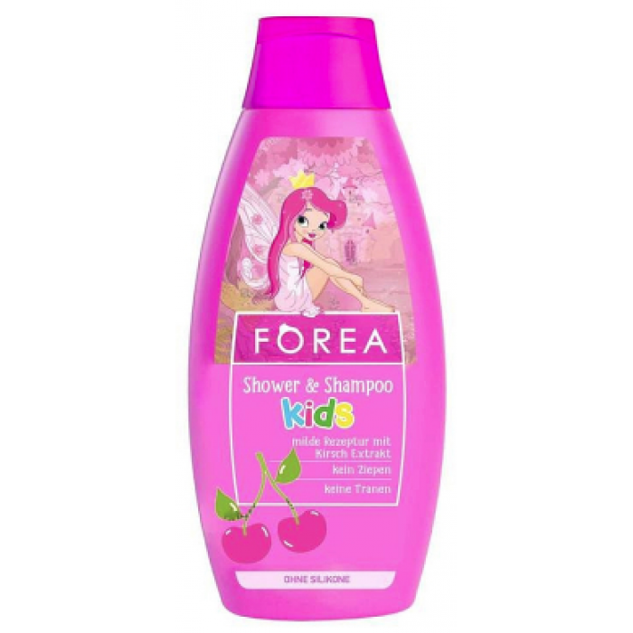 Шампунь-гель для душа с фруктовым ароматом Forea For Kids Shower & Shampoo, 500 мл фото