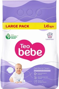 Пральний порошок Teo bebe Gentle & Clean Lavender 3.45 кг фото