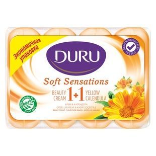Мыло Duru Soft Sensations 1+1 Календула 4 шт х80 г фото