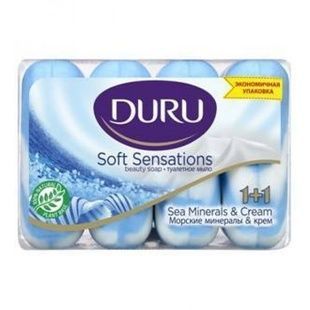 Мыло Duru Soft Sensations Морские минералы, 4 x 90 г фото